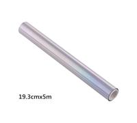 XGdEKA 19. Toner de 3 cm x 5m Fil réactif Compatible avec imprimante Laser et laminateur Compatible Holographic Therpor Paper Doy Fil Tool 2022(Laser Siver)