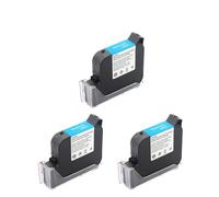 XGdEKA 25 Cartouche d'encre Eco Solvent 4 mm Compatible avec imprimante Portable 600dpi Expiration Portable Date 25. Cartouche à Jet d'encre 4 mm sans cryptage(25.4mm Black 3Pcs)