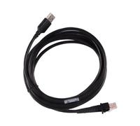 XGdEKA 2PCS 3M Straight USB Compatible avec Datalogic D100 GD4130 QD2130 GD4430 QW2120 QD2100 SCANNES DE Code