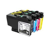 XGdEKA 4 Color LC3237 CARTRIDE À L'ENK Compatible Fonctionne avec HL-J6000DW HL-J6100DW MFC-J5945DW MFC-J6945DW MFC-J6947DW PRITE(1PC 3237 Cyan)