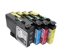 XGdEKA 4 Color LC3237 CARTRIDE À L'ENK Compatible Fonctionne avec HL-J6000DW HL-J6100DW MFC-J5945DW MFC-J6945DW MFC-J6947DW PRITE(1 Set 3237)