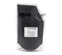 XGdEKA 500 g de Recharge de Poudre de Toner Compatible Compatible avec TN321 TN324 C224 C284 C364 7822 7828 221 221S 281 7122(500g-Black)