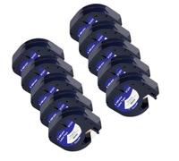 XGdEKA 5PCS 10PCS 12 mm LT TAPEL Compatible avec 91201 91331 12267 91202 91200 Tapes d'étiquette Compatible avec l'imprimante d'étiquette LT100H(10PK Black on White)