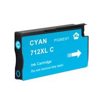 XGdEKA 712 712xl Remplacement de la Cartouche à Encre avec Une Puce Stable Compatible Compatible avec DesignJet T230 T210 T250 T630 T650 Imprimantes(Cyan)