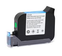 XGdEKA Cartouche à Encre Eco JS10 JS10m Compatible avec imprimante Portable Thermique 12. Date d'expiration de 7 mm Coder Ink INKET 600DPI Impression Portable(JS10-Green)