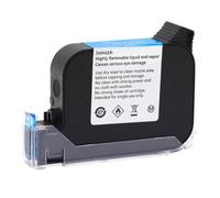 XGdEKA Cartouche à Encre Eco JS10 JS10m Compatible avec imprimante Portable Thermique 12. Date d'expiration de 7 mm Coder Ink INKET 600DPI Impression Portable(JS10-Black)