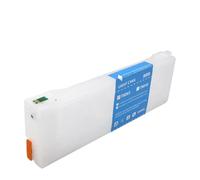 XGdEKA Cartouche à Encre Vide de 700 ML Rechargeable T8041 T8042 T8043 T8044 T8045 T8046 T8047 T8048 T8049 T804A Compatible avec P6000 P7000 P8000 P9000 Série IMPRIMIT(T8045-LC)