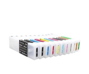 XGdEKA Cartouche à Encre Vide de 700 ML Rechargeable T8041 T8042 T8043 T8044 T8045 T8046 T8047 T8048 T8049 T804A Compatible avec P6000 P7000 P8000 P9000 Série IMPRIMIT(11color)