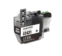 XGdEKA Cartouche d'encre Compatible Compatible avec LC421 421 Compatible avec imprimantes DCP-J1050DW DCP-J1140DW DCP-J1800DW MFC-J1010DW(1PCS Black)