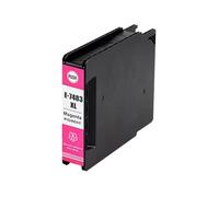 XGdEKA Cartouches à Encre compatibles Compatible avec la Main-d'œuvre Pro WF-8090 WF-8590 T748 T7481 T7482 T7483 T7484 CARTHEUR DE Couleur(1pcs-Magenta)