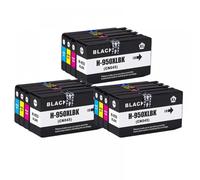 XGdEKA Cartouches d'encre compatibles Compatible avec imprimantes, modèles 950XL 951XL, Compatible avec OfficeJet Pro 8600 8610 8615 8620 8630 8625 8660 8680(3SET 12PK)