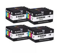 XGdEKA Cartouches d'encre compatibles Compatible avec imprimantes, modèles 950XL 951XL, Compatible avec OfficeJet Pro 8600 8610 8615 8620 8630 8625 8660 8680(4SET 16PK)