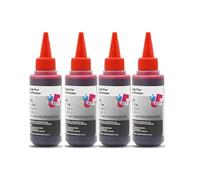 XGdEKA Kit de Recharge à l'encre de Colorant 100 ML Compatible avec MX722 MX922 MG6420 IX6820 MG5420 MG5422 MG5520 MG5522(4 Red - 100ML)