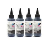 XGdEKA Kit de Recharge à l'encre de Colorant 100 ML Compatible avec MX722 MX922 MG6420 IX6820 MG5420 MG5422 MG5520 MG5522(4 Black - 100ML)