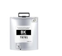 XGdEKA T8781 Cartouche Compatible Ensemble Compatible avec Workforce Pro WF-R5690DTWF WF-R5190DTW WF-R5690 R5190 avec Encre Pigment T8782 T8783 T8784(Black)