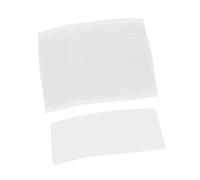 Xgdsnly 100 Pièces Gaine Thermorétractable Tube Rétractable Manchon Isolant Enveloppe de Batterie En PVC Isolant Approprié pour Bricolage et Protection de Câb, Clair