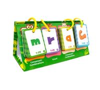 Xgdsnly 120 Piè Jeu Cartes d'apprentissage Précoce l'anglais Images Colorées Carte Éducative sans Écran Matériel Éducatif pr Jeux Mots, Style A