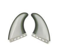 Xgdsnly 2 Pièces Ailerons Surf à Un Onglet Transluci Dérives Surf avec Base Fendue Composite Aileron avec Base pour Surfeurs
