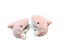 Xgdsnly 2 Pièces Marionnte en Peluche Éducatif | Componts Électriques, Marionnte Gant Requin, Interactif, Peluche Requin, pr Spectacles Marionntes, Rose