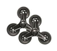 Xgdsnly 2 Roues Triangulaires pour Monte-escaliers, Chariot de Courses, Roues pour Monter-escaliers