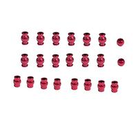 Xgdsnly 20 Pièces RC Ball Head en Alliage d'Aluminium Attaches Sphériques pour Camions Monster 4 Roues Motrices Boulons pour Bricoleurs Véhicule Télécommandé