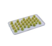 Xgdsnly 32 Pièces Herbe Statique Touffe Modèle Arbuste Brousse Miniature Végétation Fonction Simulation PP Adapté Au Chemin de Fer Table Sablée Ville, Fin de l'automne