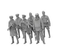 Xgdsnly 6 Pièces Figurines de Ensemble de Jeu Militaire Jouets à Thème Accessoires de Décoration de Collection pour la Pensée Stratégique, 2.4 Cm
