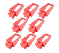 Xgdsnly 8 Pièces Remorque Camion Sécurisé Butée Chargement Robuste Accessoire pour Professionnels du Transport, Rouge, Huit Pièces