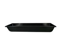 Xgdsnly Auge en Plastique Grande Dimension Auge Rectangulaire Noir Bac d'alimentation Ouvert’Alimentation Ouvert pour Ferme
