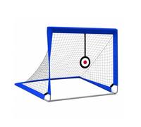 Xgdsnly But Foot avec Cible Compact But Foot Pliable Autoportant pour Juniors, Bleu