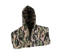Xgdsnly Cagoule Anti-poussière, Couvre-cou et épaules Confortable et Respirant avec Capuche pour La Rénovation Agricole et, Vert et Jaune