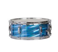 Xgdsnly Caisse Claire Marche Chromé Caisse Claire Robuste Percussion pour Fanfares, Répétitions, Bleu Irisé