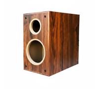 Xgdsnly Caisson D'enceinte en Design et Bois Moderne Coffret High-Fidelity à Deux Voies Réduction de Distorsion Guide Acoustique, Jujube
