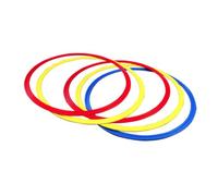 Xgdsnly Cercles Rapidité et Coordination Léger Entraînement Polyvalent Cerceau D'agilité Cerceaux D'agilité Sportifs, Cerceaux De 70 Cm, Lot De 5, Couleurs Assorties
