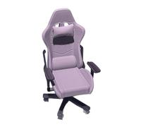 Xgdsnly Chaise de Jeu Miniature avec Dossier surélevé et Accoudoirs Modèle Réduit pour Bureau D'Ordinateur Mobilier Miniature pour Enfants Conception En, Gris