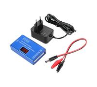 Xgdsnly Chargeur D'équilibrage pour Modèles Réduits de Voitures Radiocommandées, Contrôleur de avec écran Clair, Fabriqué En PP et Doté de Composan, Bleu
