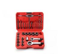 Xgdsnly Coffret D'extracteurs Vis et Écrous Endommagées Kit D'extraction Vis Cassées Compact Valise Rangement pour Bricoleurs, Professionnels, Garage, Rouge