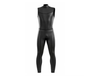 Xgdsnly Combinaison Entière sans Manches Lisse Combinaison Néoprène sans Manches Extensible pour Sports Nautiques, L