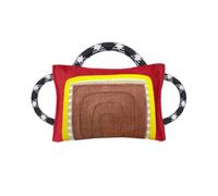 Xgdsnly Coussin Mordant avec Poignées Renforcé Boudin Mordant Interactif Boudin à Mordre pour Éducateurs pour Les Chiens, Entraînement, Dressage, Rouge
