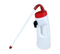 Xgdsnly de Nourrissage pour Veau Tube d'alimentation Matière PP Poignée Pratique Débit Réglable pour Animaux de Ferme Éleveurs Soins et Agriculture, 2.5l