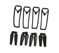 Xgdsnly Ensemble de 12 Hélices de Rechange pour Quadricoptère, Pliables, Pièces Détachées Robustes pour Drone, Légères pour Une Utilisation de Loi, 1 Jeu