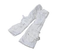 Xgdsnly Ensemble Pantalon Miniature, Vêtements Décontractés, Décoration, Tissu Réaliste pour Poupées, Femmes, Collectionneurs, Photographie d'action, Cade, Blanc