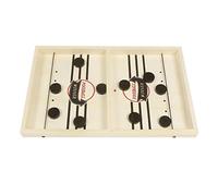 Xgdsnly -Foot/Hockey sur Table, Jeu de Glisse et de Lancer avec Un Plateau en Bois Compact et Renforcé, Idéal pour Les Fêtes d'enfants, Petit, 2 Tailles