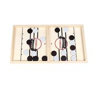 Xgdsnly -Foot/Hockey sur Table, Jeu de Glisse et de Lancer avec Un Plateau en Bois Compact et Renforcé, Idéal pour Les Fêtes d'enfants, Gros, 2 Tailles