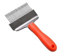 Xgdsnly Fourche à Désoperculer Les Abeilles, avec Dents en Acier et Manche Antidérapant en PP, pour L'extraction des Cellules.