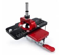 Xgdsnly Gabarit de Perçage pour Charnière de de Perçage Gabarit de Charnière Outil d'Installation Alliage Robuste Réglable 35 Mm avec Butée de Profondeur 10 à