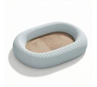 Xgdsnly Griffoir pour Chat Lit Grattoir Panier Niche Couchage Combinant Zone de Grattage et Couchage Matelassé pour Détente et Protection Adapté au Salon Chambre Appartement, Bleu
