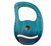Xgdsnly Harpe à 19 Portable Harpe Table Compacte Instrument pour Étudiants, Initiation Musicale, Bleu Marine