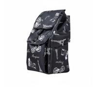 Xgdsnly Housse Chariot Sac Pliable Oxford Étanche Fermeture Sécurisée Grande Résistance Idéale pour Déplacements Courses Quotidiennes, Multicolore, Multicolore Motif Paris