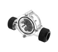 Xgdsnly Indicateur de Débit d'eau pour Système Refroidi Liquide PC Mesure Précise du Flux Fabrication en PVC Bonne Durabilité Port G1/4 Universel Intégré